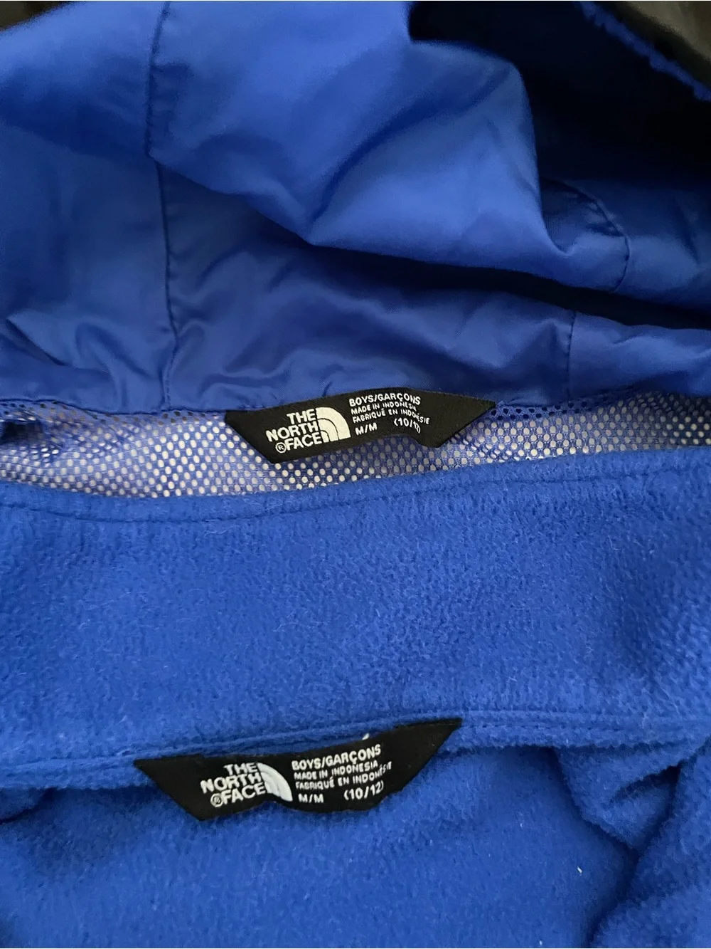 North Face Boys 3-in-1 Triclimate Jacket M 10/12 DryVent Shell + Fleece